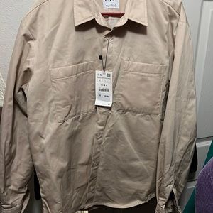 Brand new Zara overshirt size L quilt from inside size large with tag